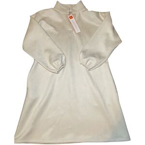 Jude Connally Suede Shift Dress Size XS, Beige NWT $248 MSRP